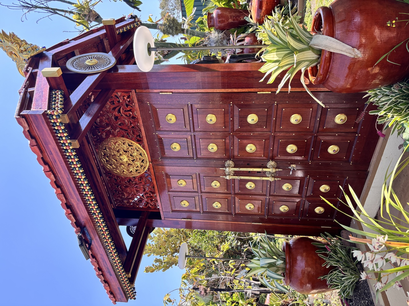 Ornate Bespoke Timber Entrance
